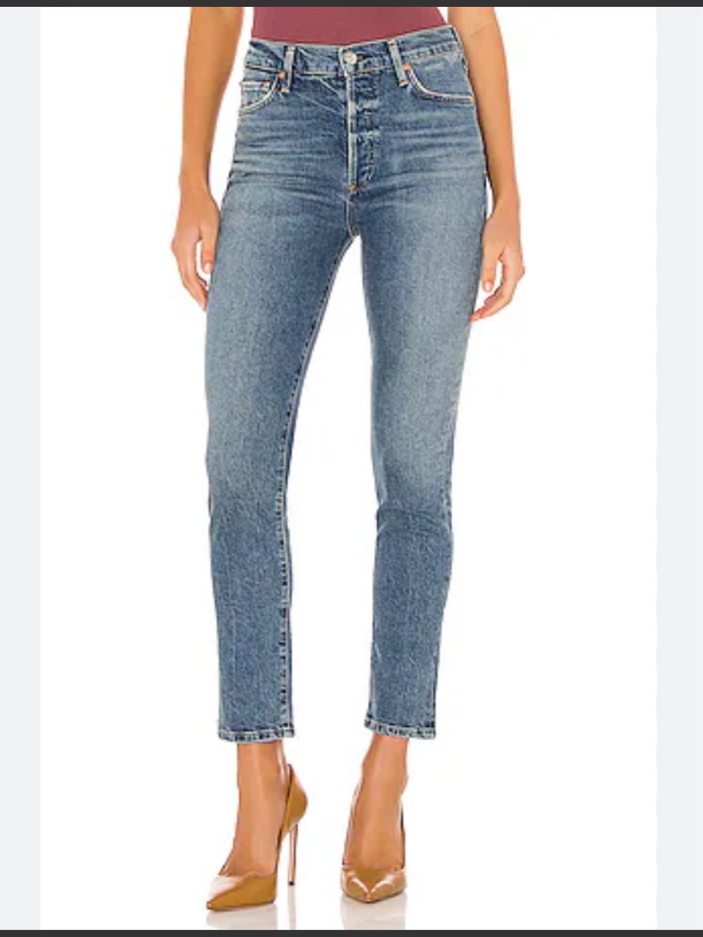 Citizens of Humanity Olivia High Rise Slim Ankle jeans